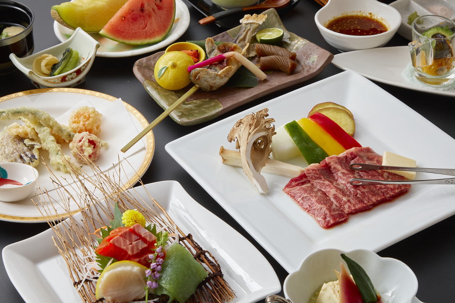 会席料理の一例