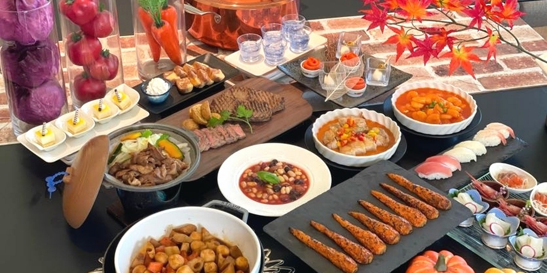 夕食ビュッフェ　※秋イメージ