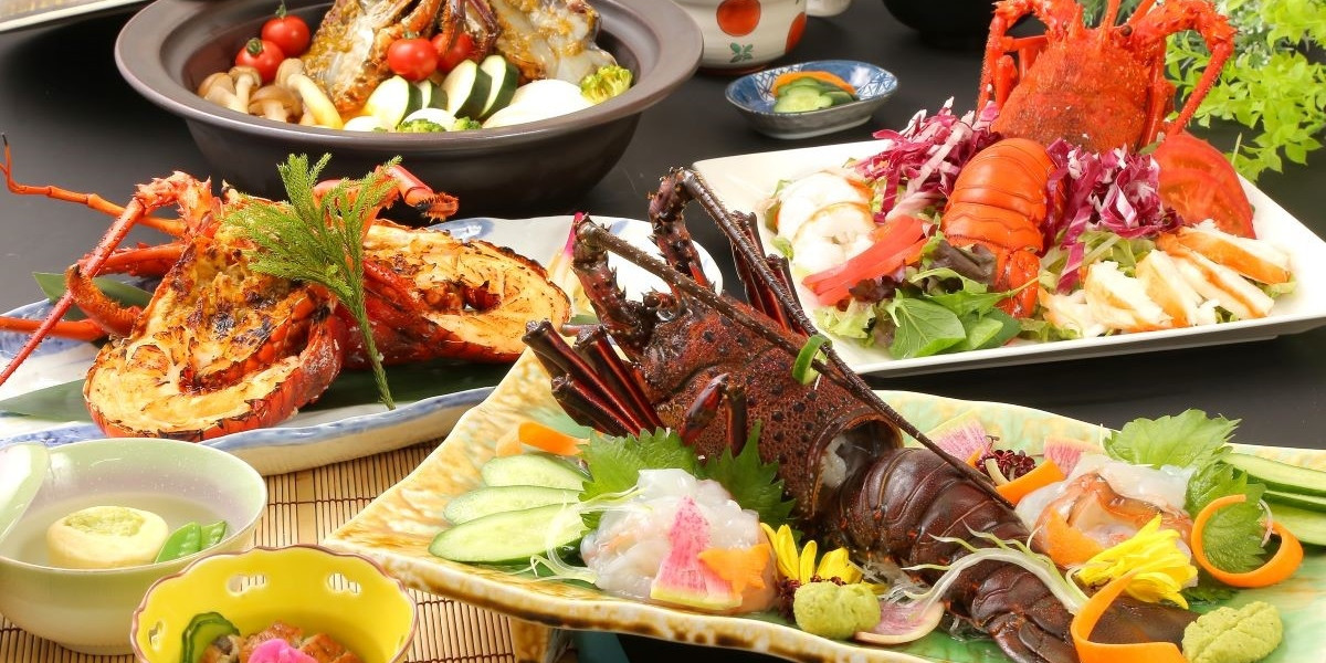 ■夕食_いせ海老プレミアム