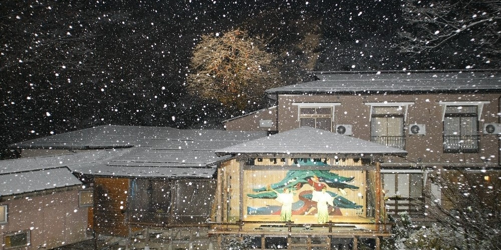 雪と共に舞う！