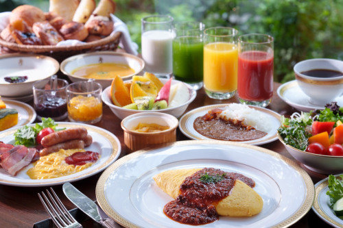朝食ビュッフェ